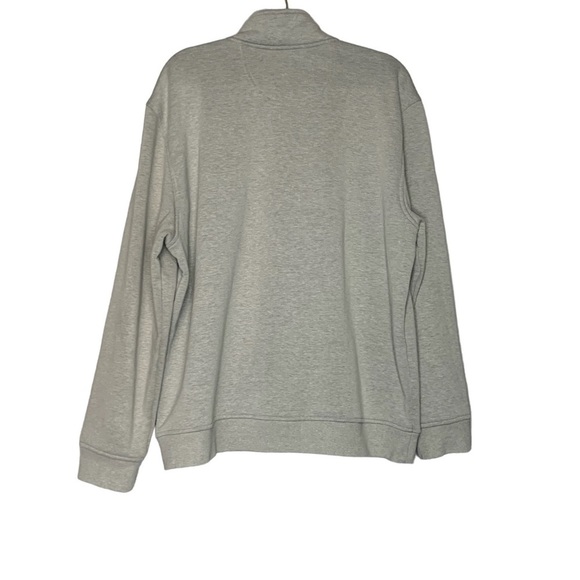 Izod Advantage Performance stretch Grey Quarter Zip Sweatshirt. Size XL - Picture 2 of 8